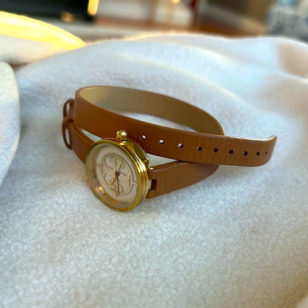 Tory Burch Brown leather watch